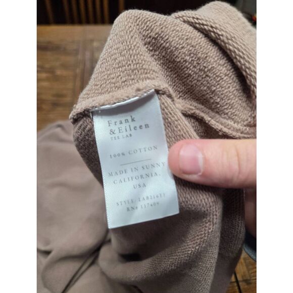 Frank & Eileen  Audrey Funnel Neck Capelet  In Beige One Size - Picture 4 of 5